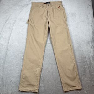 Wrangler Advanced Comfort Jeans Men’s 33x34 Tan Cotton Fire Resistance Carpenter